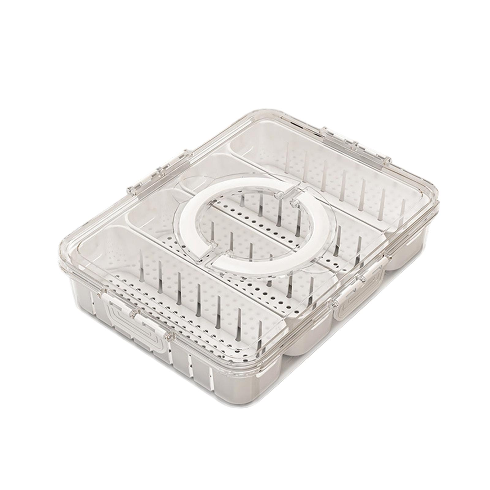 48 Compartment Small Snackle Box Charcuterie And Snack Container Divided Serving Tray With Lids Dishwasher Safe One Size 1560₽