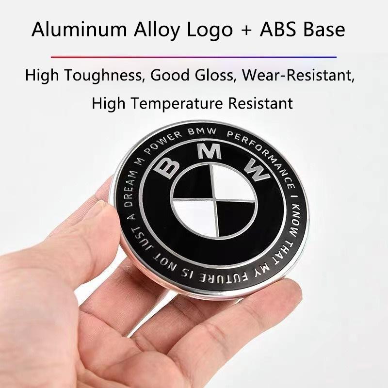 BBKD8 1/4/7Pcs Car Front Rear Logo Hub Center Cover Steering Wheel Center Cover For BMW M E46 E36 E34 F10 E90 E60 F30 E53 E30 E92 E87