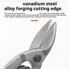 1Pc Multifunctional Iron Sheet Scissor Aviation Tin Snips Heavy Duty Chrome Vanadium Steel Metal Cutter Shears For Cutting Sheet