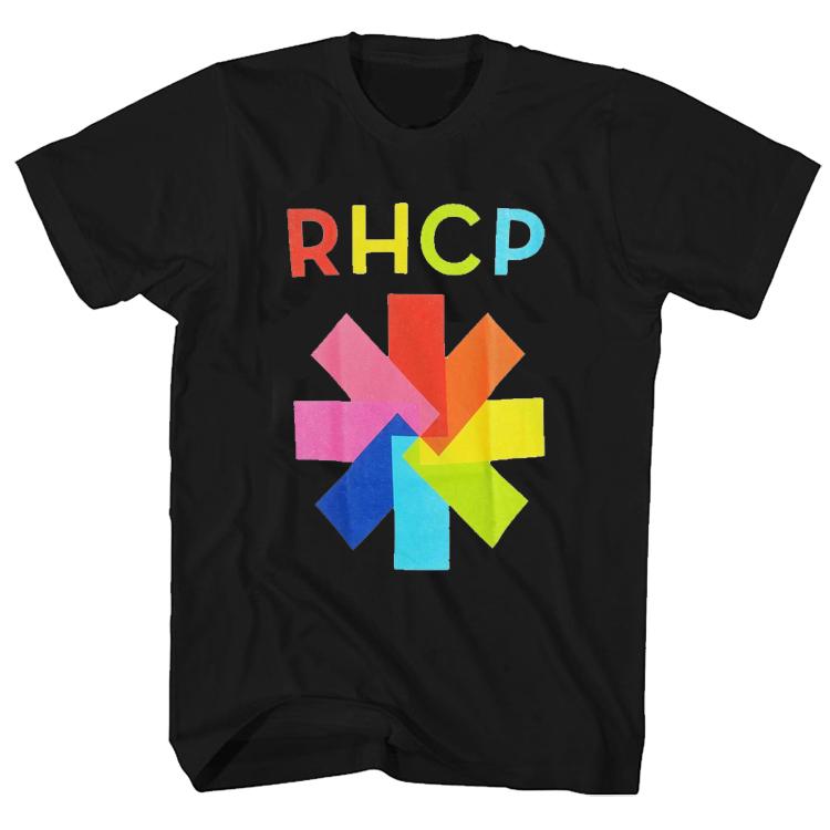 RED HOT CHILI PEPPERS Red Hot Chili Pepper Band Rock Punk Men's Heavy Cotton Short Sleeve T-Shirt Harajuku