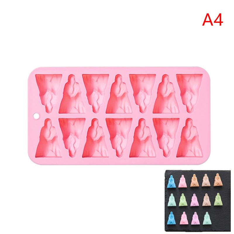 Halloween Pumpkin Theme Silicone Mold for DIY Chocolate Candy Cookies Soap & Cake - Ghost & Pumpkin Baking Decoration