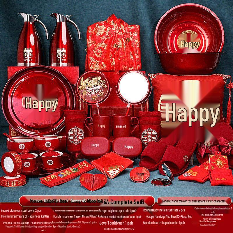 Bridal Dowry Gift Set: Complete Toiletries and Wedding Essentials Box for Bride's Family