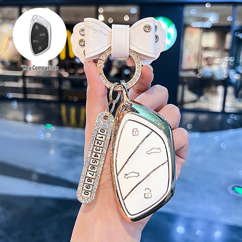 Compatible Key Case for Roewe Ei5 & MARVEL X - Stylish Protective Shell & Buckle
