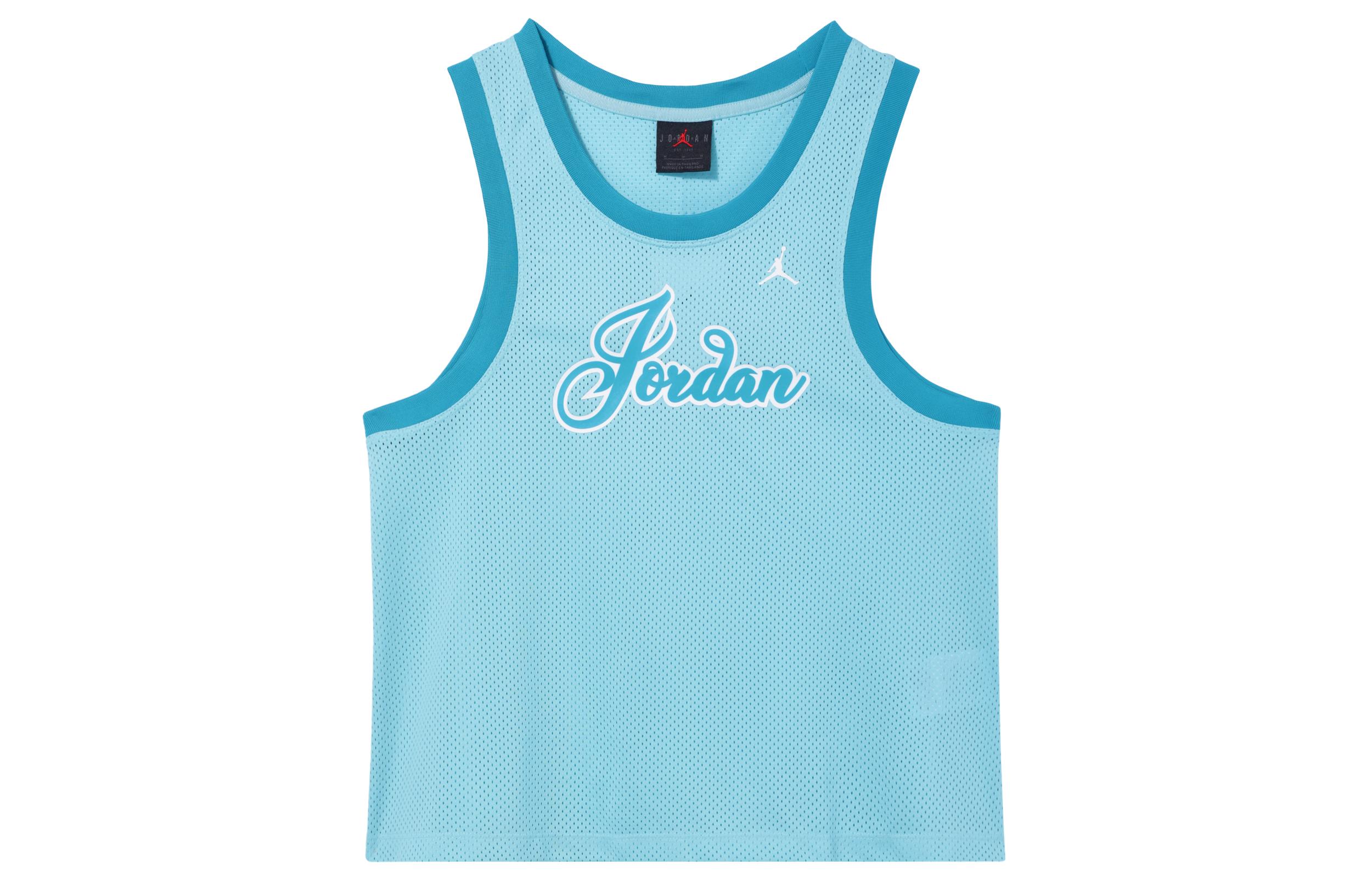 Jordan Sleeveless Sports Shirts Women s Light Blue Racerback DZ3370-464 L