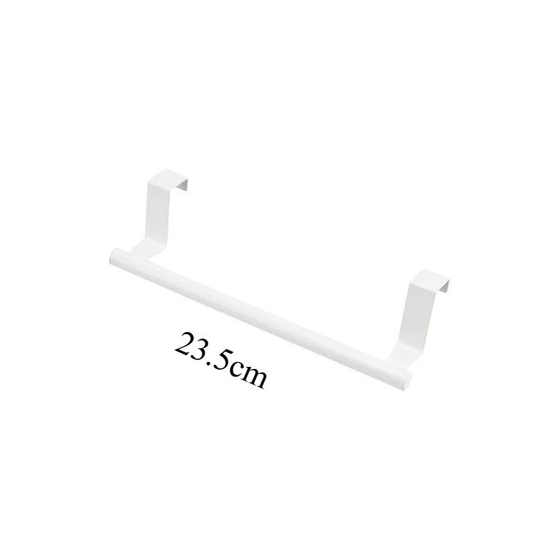 1pcs Home Towel Rack Over Door Hanging Holder Kitchen Towel Rack Stainless Steel Bathroom Kitchen Cabinet non-drilling rack