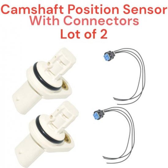 

X2 Engine Camshaft Position Sensors & Connectors Fits Buick Cadillac Chevrolet