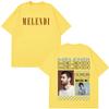 Rapper Melendi Album 2026 Tour Print Tshirt Unisex Unisex Fashion Hip Hop Pop Music Tshirts Casual Cotton Short Sleeve T Shirts