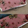 Floral Long Kiss Lock Wallet Retro Money Clutch Bag Creative Coin Purse  Outdoor