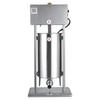 Electric Sausage Stuffer, 33 LBS / 15 L Vertical Meat Stuffer, Stepless Speed Control and Foot Pedal, Stainless Steel Heavy Duty Sausage Filler with 4