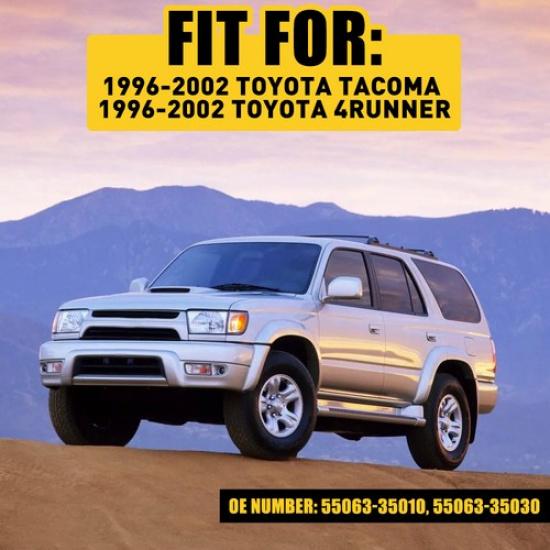 For 1996-2002 Toyota 2PCS Tacoma Front Air Vent Center Dash AC Grille Trim Black