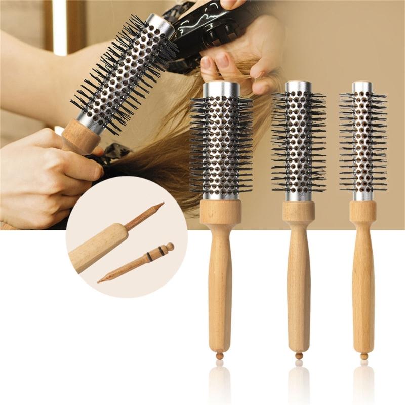 Professional Aluminum Tube Hair Brush For Rapid Heat Conduction Styling Suitable For Fashion Women And Hairstylists