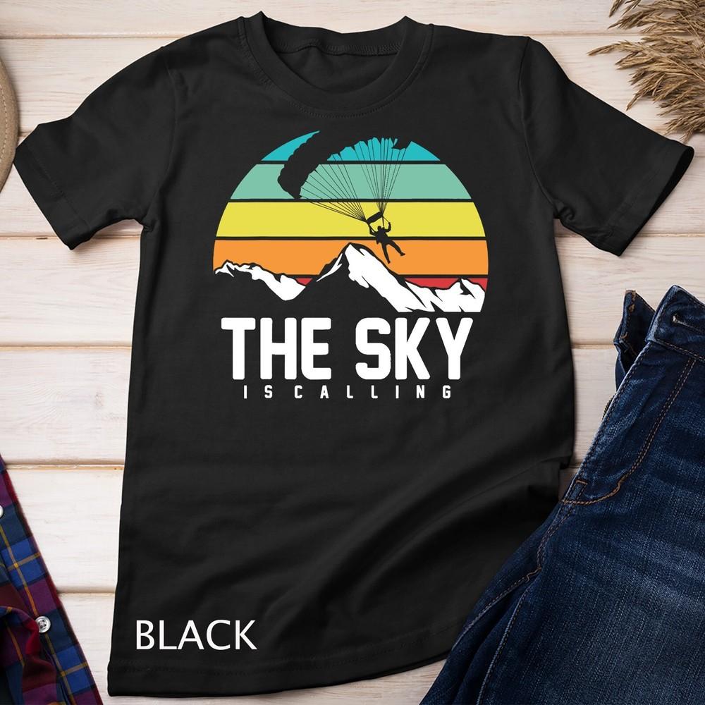 The Sky Is Calling - Skydiving Skydive Sky Diving Skydiver Unisex T-shirt