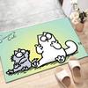 Simon's cat Polyester Carpet, Soft Indoor Mat for Office Chair, Living Room, Computer Desk - Decorative Home Office Rug Design