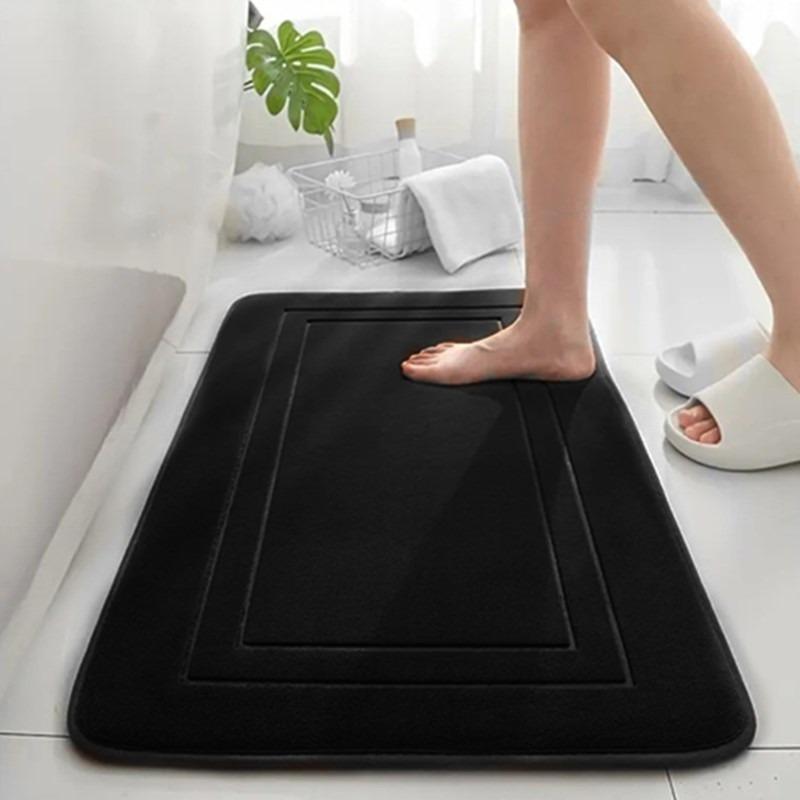 Bathroom Mat Bath Non-slip Carpets In Wash Basin Bathtub Side Floor Rug Shower Room Doormat Memory Foam 3D Pad