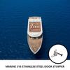 Door Stopper Polished Holder Doors Boats Marine Fittings Strong Sturdy Hardware Boat Accessories Fitting Wind-Proof
