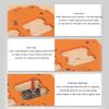 Sturdy Engineering Plastic Switches Template Portable Accessory for Woodworking with Routers Jig Drilling and Profilings