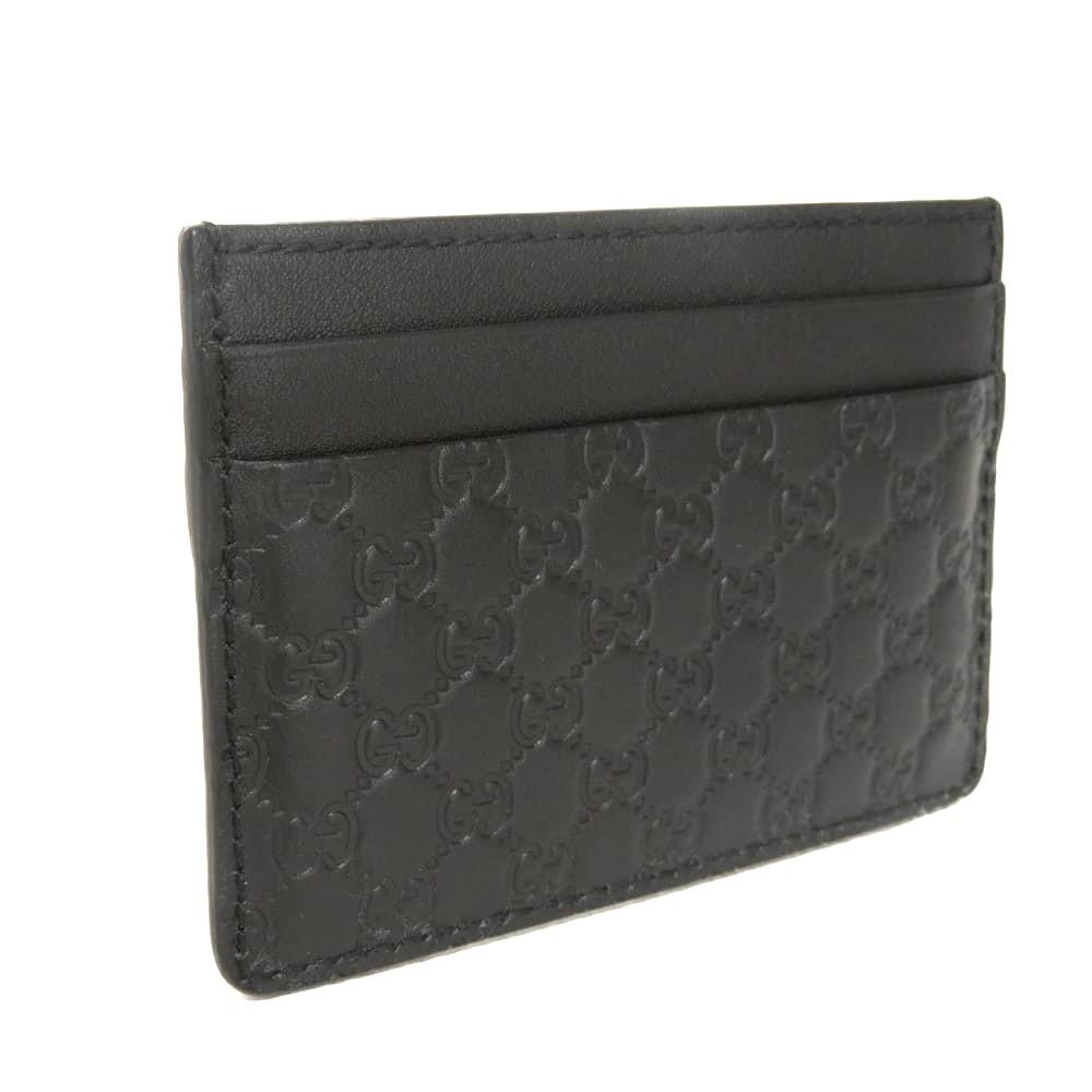 Used 9539 Micro Guccissima Card Holder 262837 BMJ1N 1000 7946 Logo Embossed Double G Pass Case Excellent Condition GG