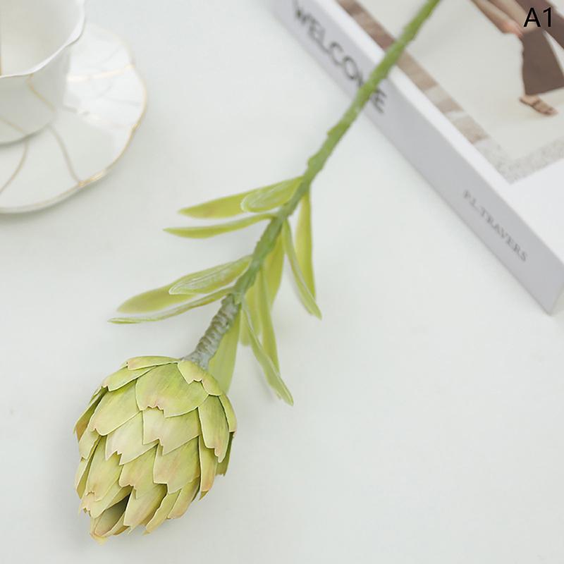

High-End Artichoke Fruit Artificial Plants Living Room Decoration Flower Arrangement Accessaries Plantas Artificales