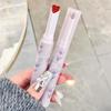 Water-Light Lip Glaze Mirror Glitter Lip Tint Long Lasting Moisturising Love Heart Shape Solid Lipstick Pen Lips Makeup Cosmetic