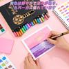 DUULEMANG Acrylic 30 Metallic Dot and Fine Metallic Markers for Ink Notebooks Markers, Colors, Colors, Tip, Waterproof, Quick-Drying, Double-Ended,