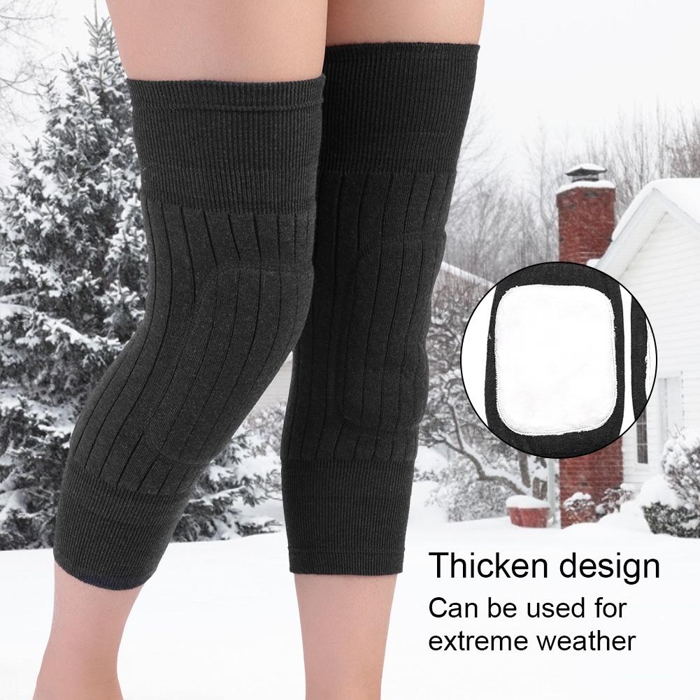 Winter Wool Knee Pads Warm Knee Protector Wool Warmers Thickened Knee Brace