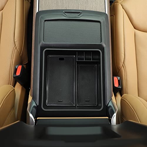 Sauicemy Car Storage Box for Land Rover Range Rover Sport/Executive (2023-Present), Built-in Console Box, Armrest Box Tray, Phone Tray, Center Console