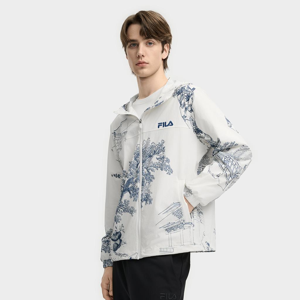 FILA Heritage Breathable Casual Comfortable Fashion Jacket Men Jacket F11M538706FZA