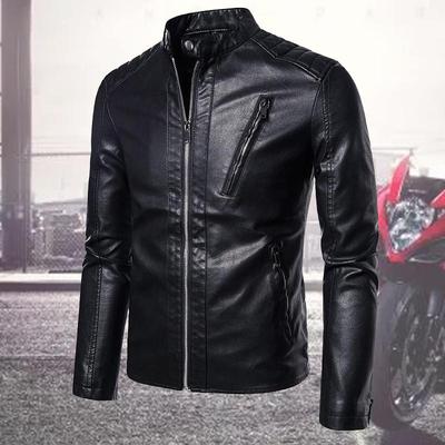 Moda nova jaqueta casual de couro masculino versão coreana tendência magro bonito juventude primavera e outono jaqueta de motocicleta