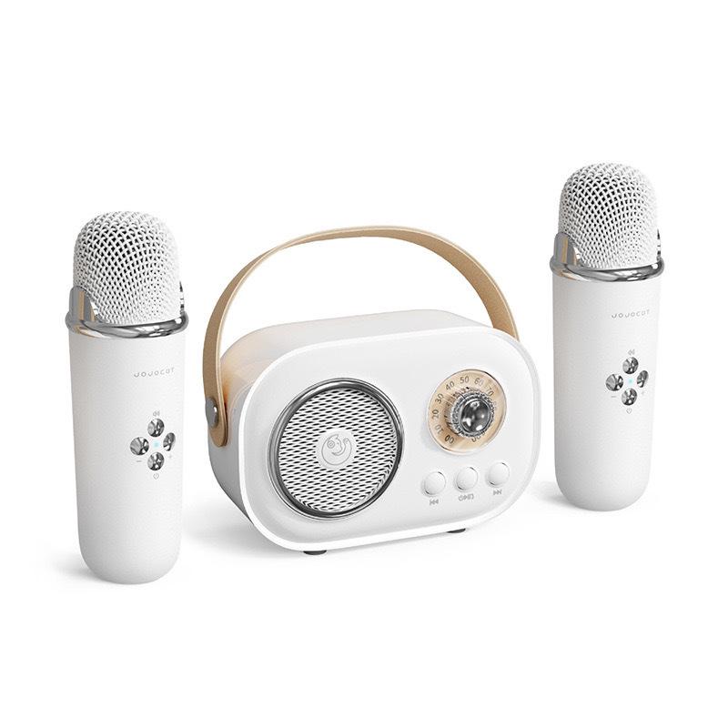 Retro Bluetooth KTV Microphone & Speaker: Portable Wireless Birthday Gift for Girls