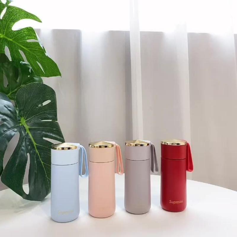 Intelligence Thermos Cup 180ml Vacuum Flasks Portable Stainless Steel Thermos Cup Water Bottle Travel Tea Mug Office Thermos Cup