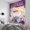 Anime Tapestry Bohemian Floral Wall Decor Tapestry Dorm Room Decor Affordable HippieStyle Wall Art Room Deco