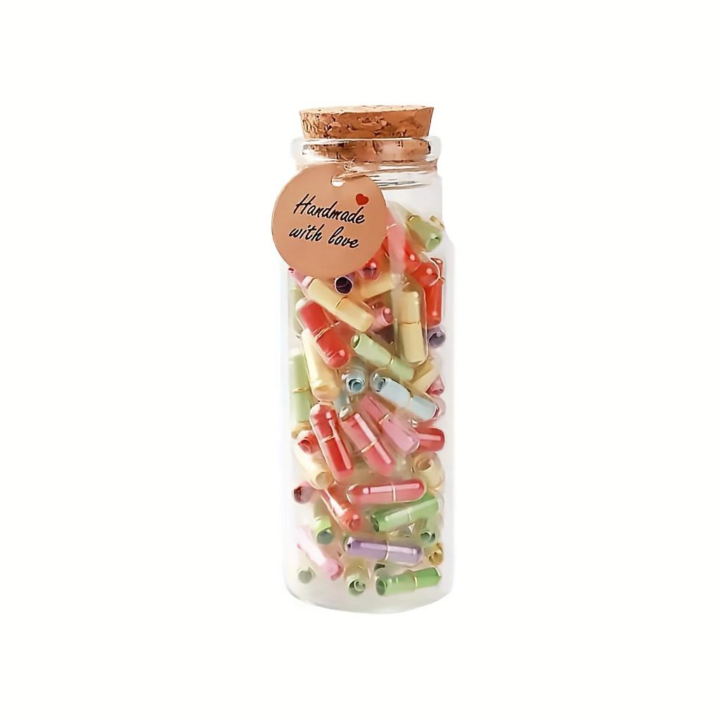 

Lovely Gifts Love Capsules & Letter Pills in Glass Bottle - For Birthday Valentines Christmas Anniversary