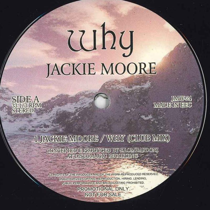 

12inch Record JACKIE MOORE - Why JMW24 NOT ON LABEL US Dance & Electronica Used