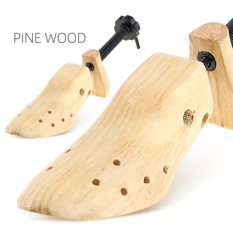 Pine Wood Shoe Expander, Men's and Women's Adjustable Wooden Shoe Support, Shoe Last, Leather Shoe Boot Setting Shoes, Enlarged Wooden Shoe Support