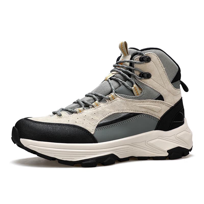 HUMTTO High-Top Fleece-Lined Outdoor Hiking Boots