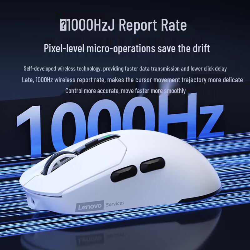 Lenovo M322 Tri-Mode Rechargeable Gaming Mouse