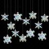 12pcs Creative Christmas Tree Pendant Colorful Hanging Ornament  Xmas