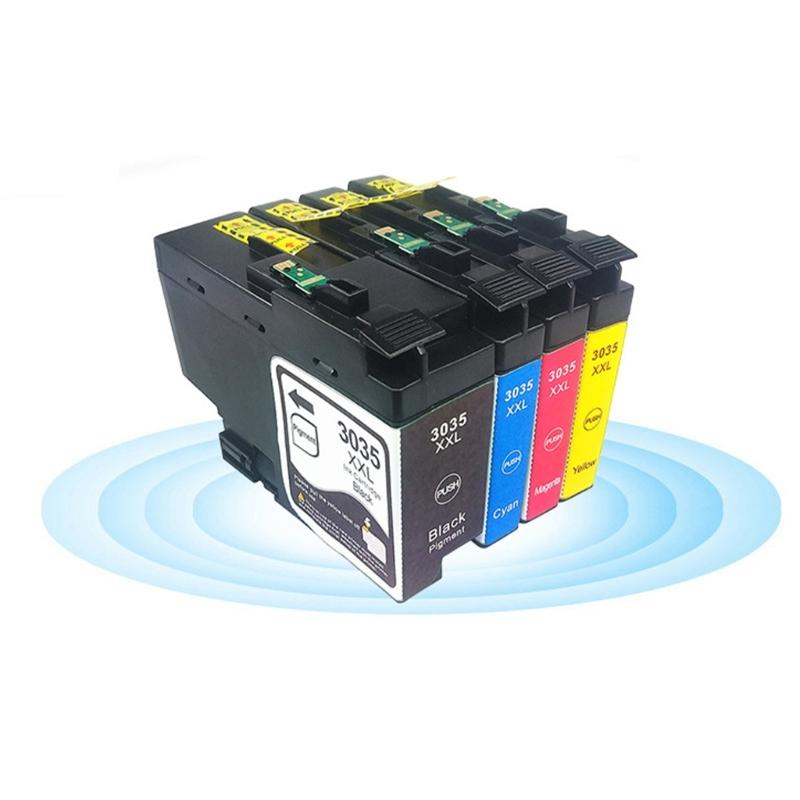 Pack Replacement Ink Cartridges Leak Proof Seal ABS Material Printer Supplies
