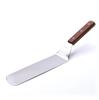 Kitchen Spatula Wooden Handle Grill Turner Stainless Steel Metal Scrape For Pancake Teppanyaki Griddle Cooking Utensil