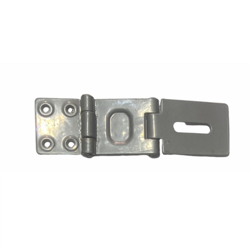 New Grey Door Lock Thickened Durable Iron Lock Buckle Anti Disassembly Screws 2 Fold/3 Fold Latch Window