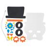 Halloween Masks for Kids Skull and Witch