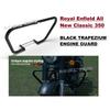 Royal Enfield Black "Trapezium Engine Guard New Classic 350 Reborn"