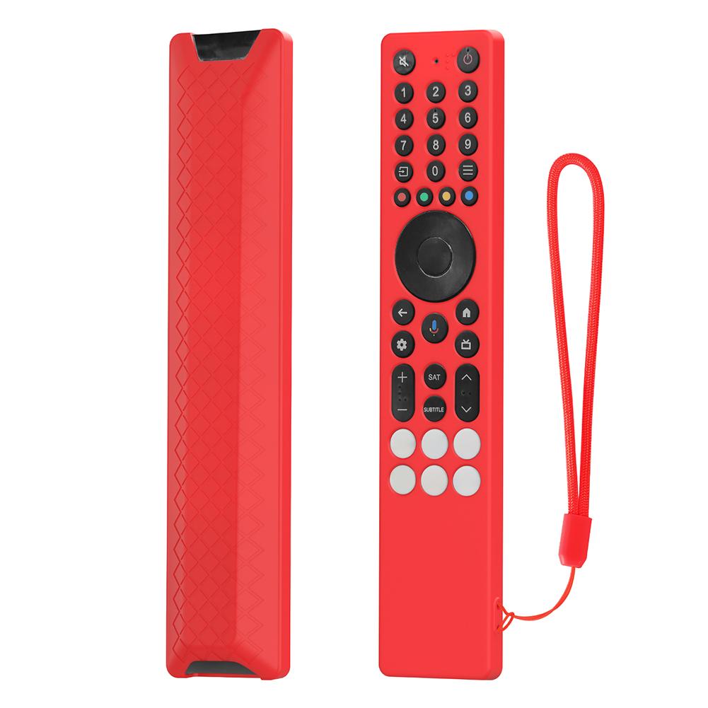 For TCL RC833A Silicone Remote Control Case Anti-Scratch Drop-Proof RC Cover Waterproof Television RC Shell Smart TV Accessories