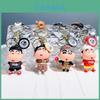 Entzückender Shin-chan Silikon Schlüsselanhänger Japanischer Manga 3D PVC Schlüsselanhänger