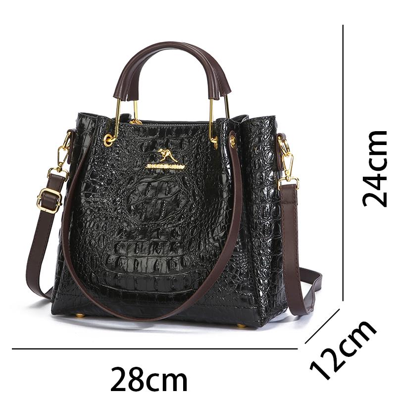 High Quality Soft Leather Women's Handbag Luxury Designer Ladies Shoulder Crossbody Bag Female Casual Tote Bag Solid Color Purse