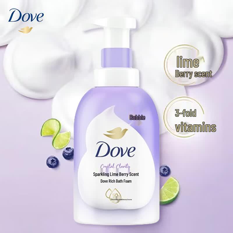 Dove Ceramide Dense Foam Shower Gel, Lime Berry Scent