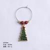 Christmas Glass Cup Identifier Santa Claus Hat Wine Glass Decor Ornaments Christmas Decorations Navidad Noel New Year 2026