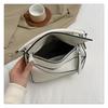Lychee Pattern Portable Shoulder Messenger Bag, Fashionable and Practical.