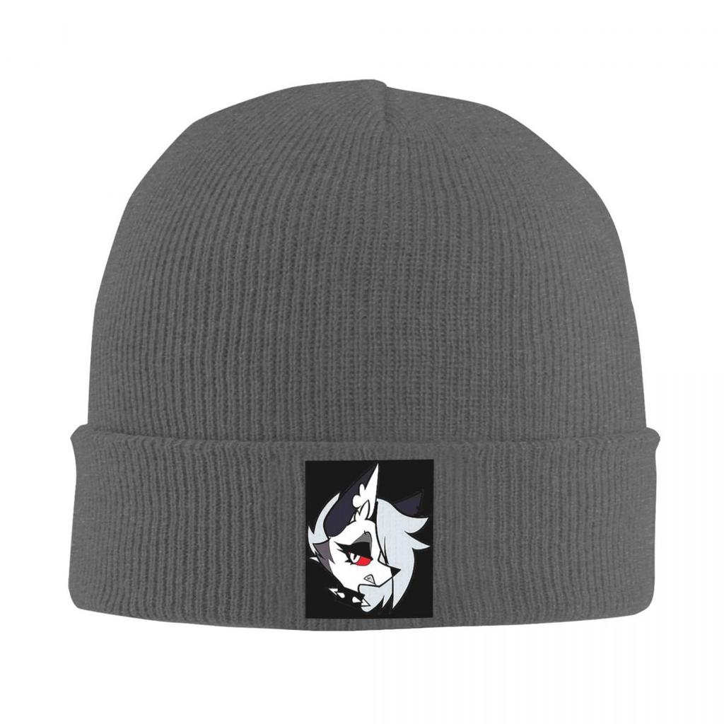 Helluva Boss Loona Warm Knitted Cap Hip Hop Bonnet Hat Autumn Winter Outdoor Beanies Hats for Unisex Adult