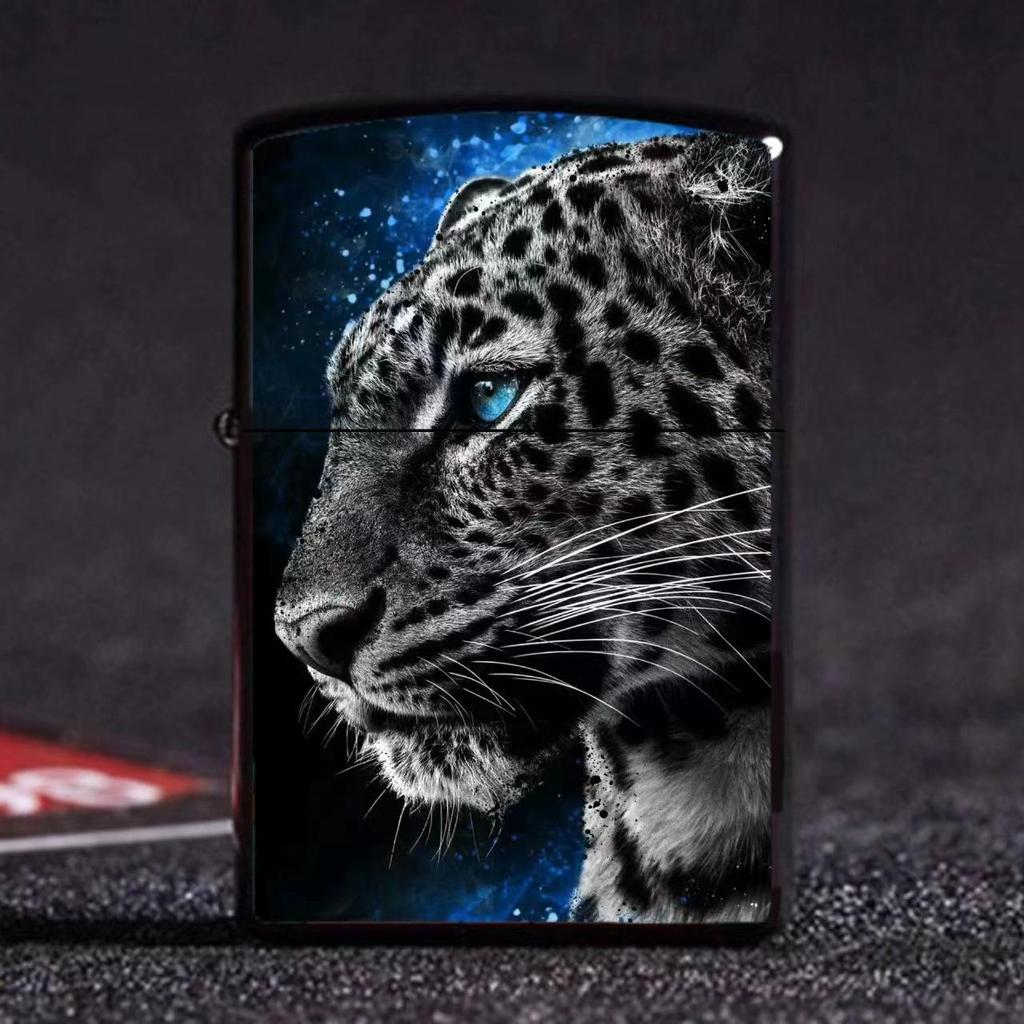 Azure Dragon, White Tiger, Vermilion Bird & Black Tortoise Kerosene Lighter – Creative Design for Douyin
